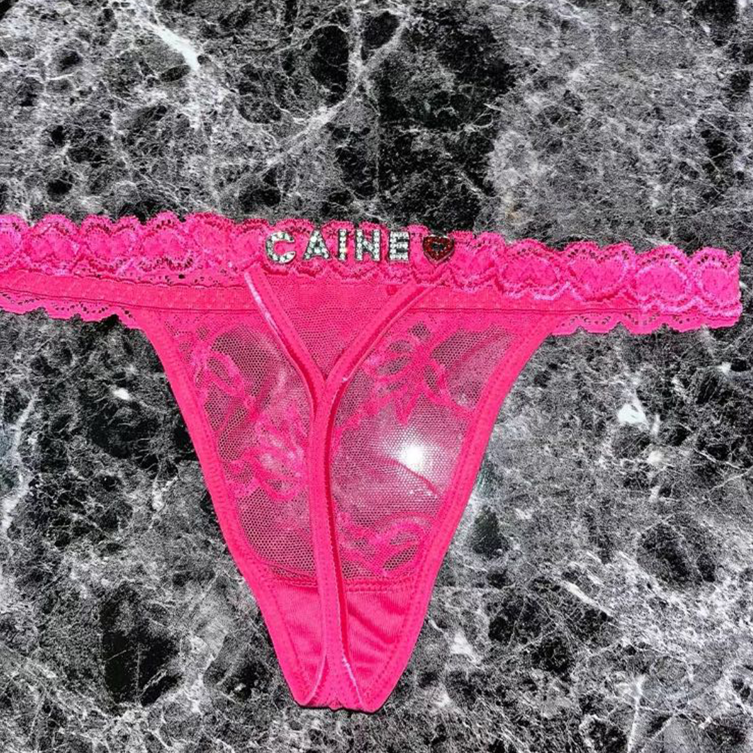 Customizable Personalized Thongs With Name