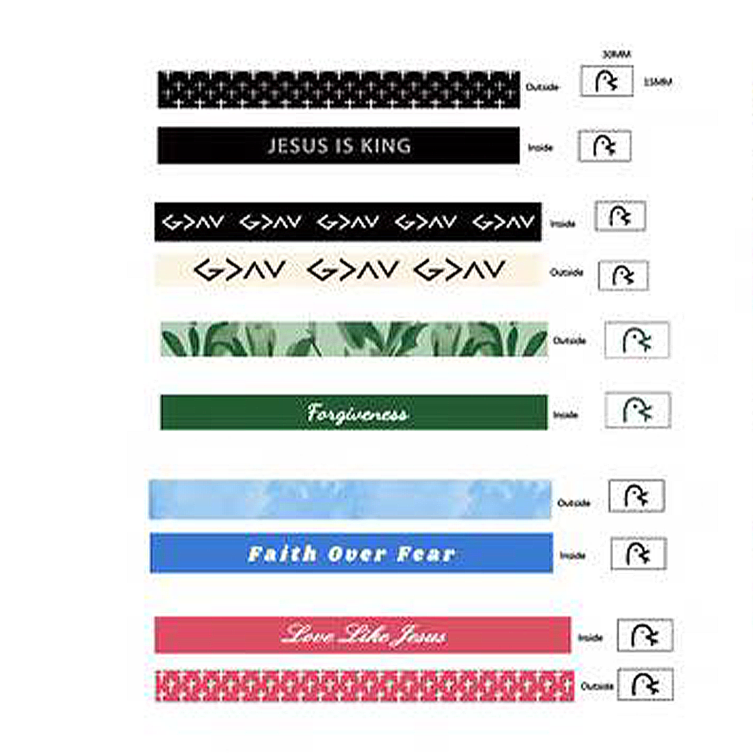 Customizable Bible Bracelet With NFC