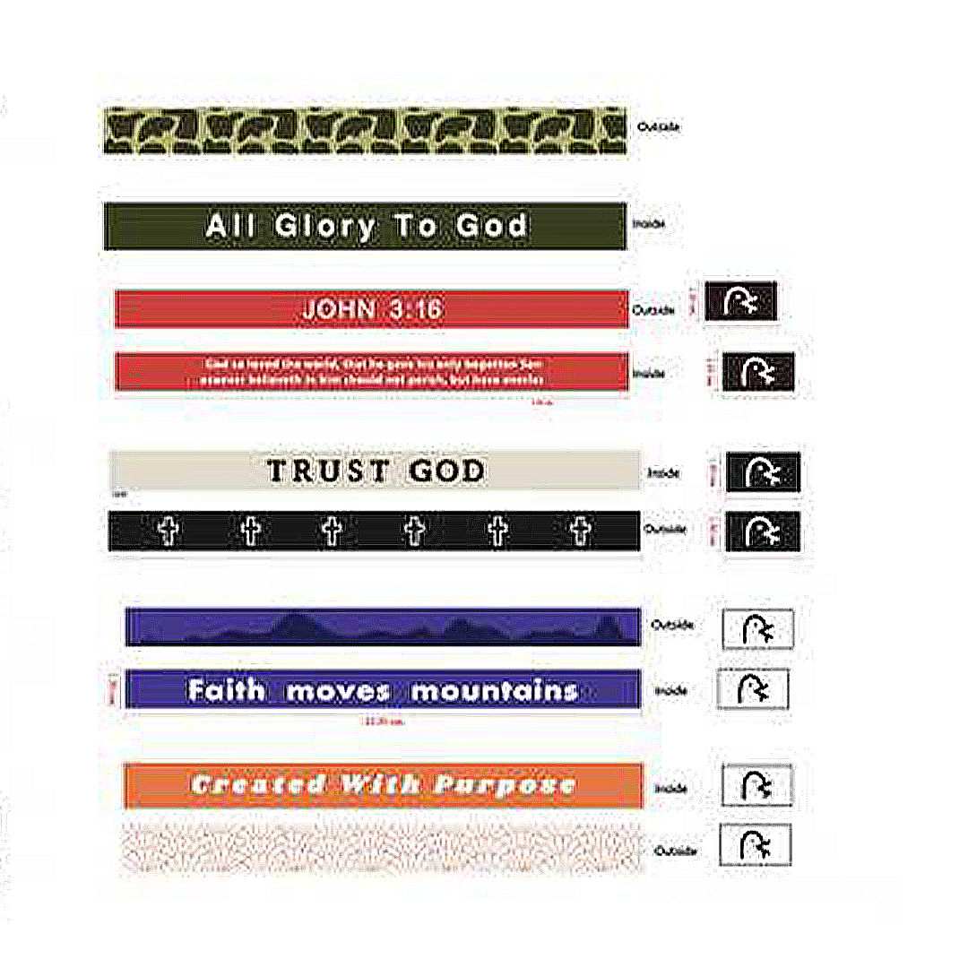Customizable Bible Bracelet With NFC