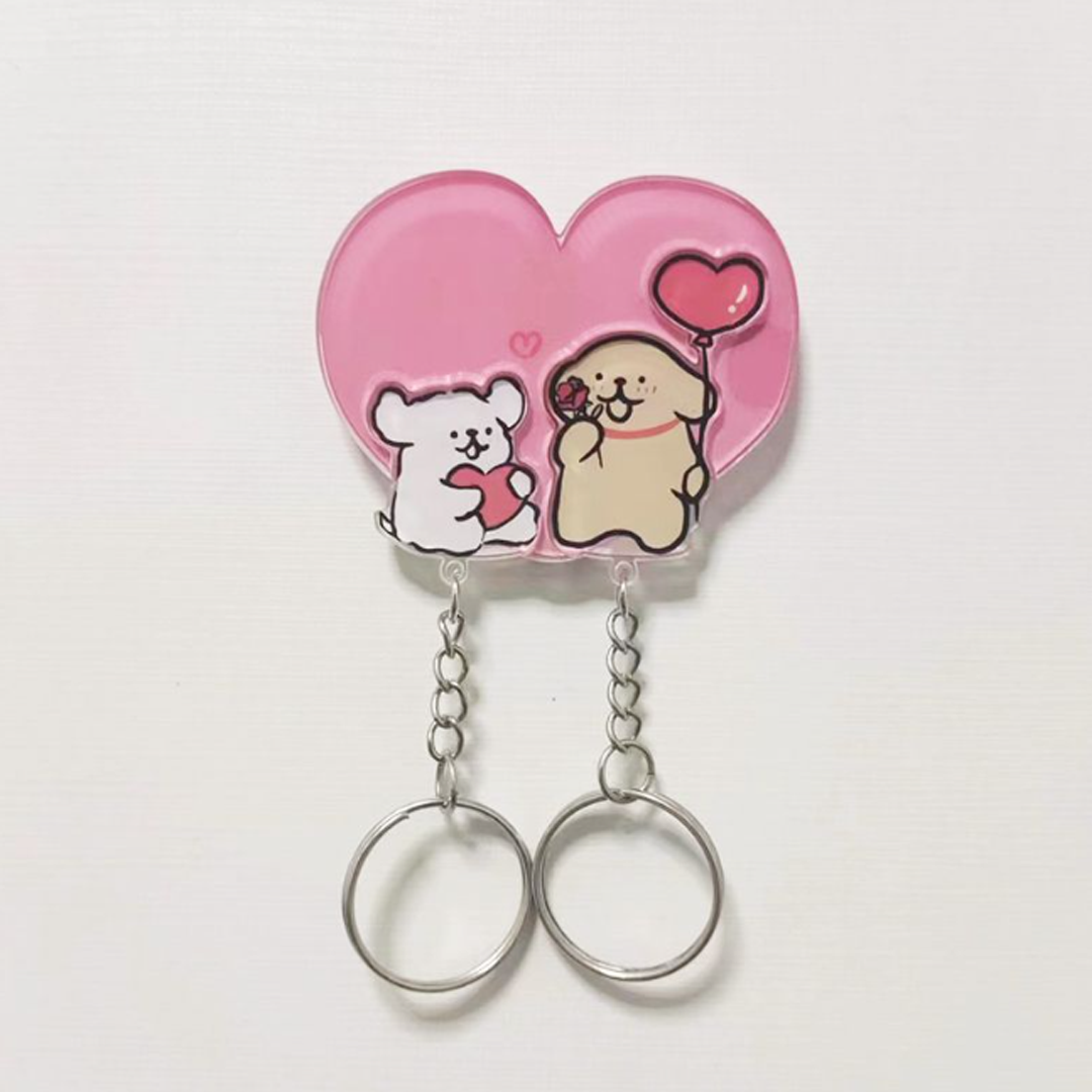 Customizable  Engraved  Keychain Set