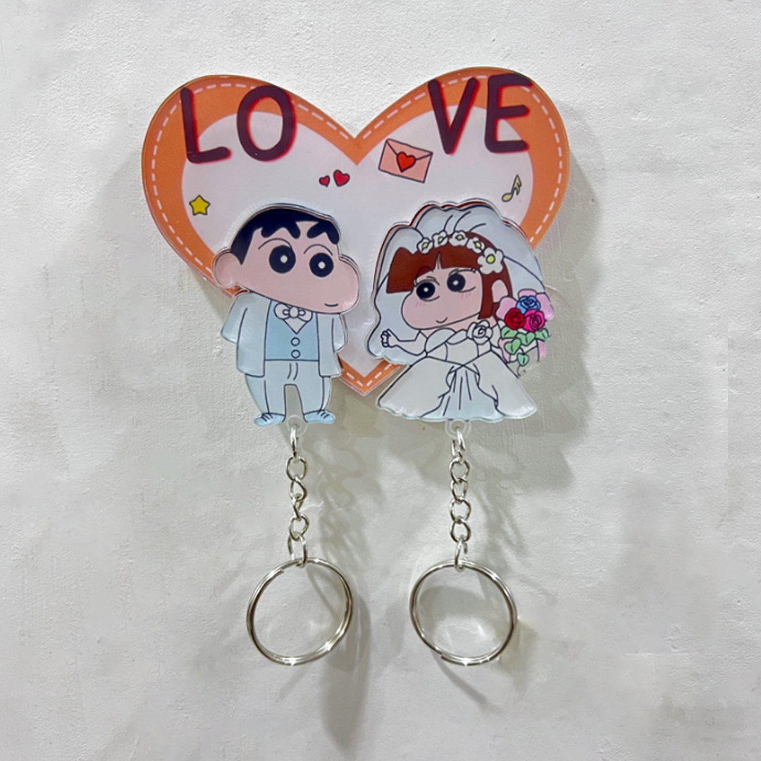 Customizable  Engraved  Keychain Set