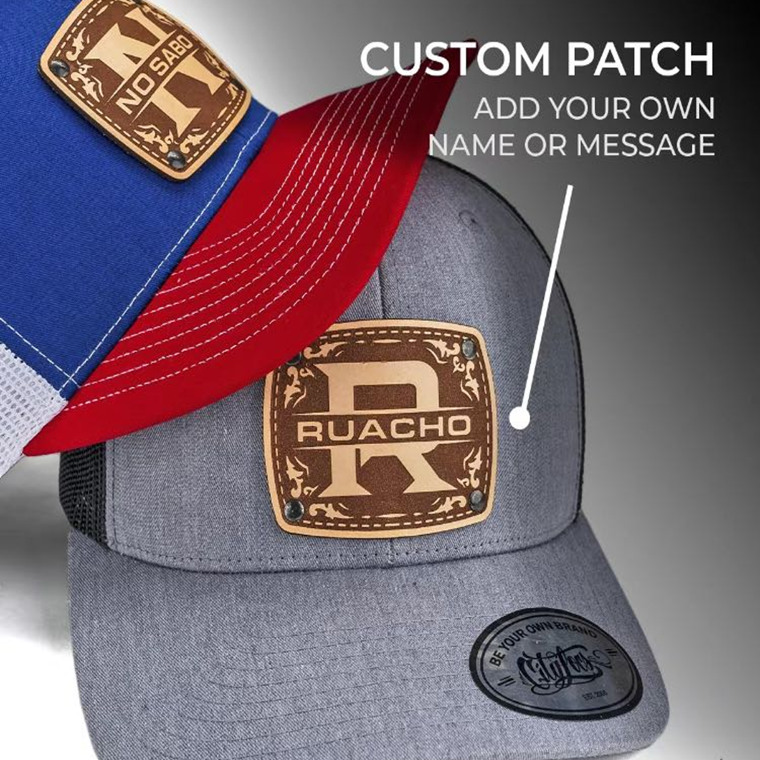 Customizable Hat with Carved Logo