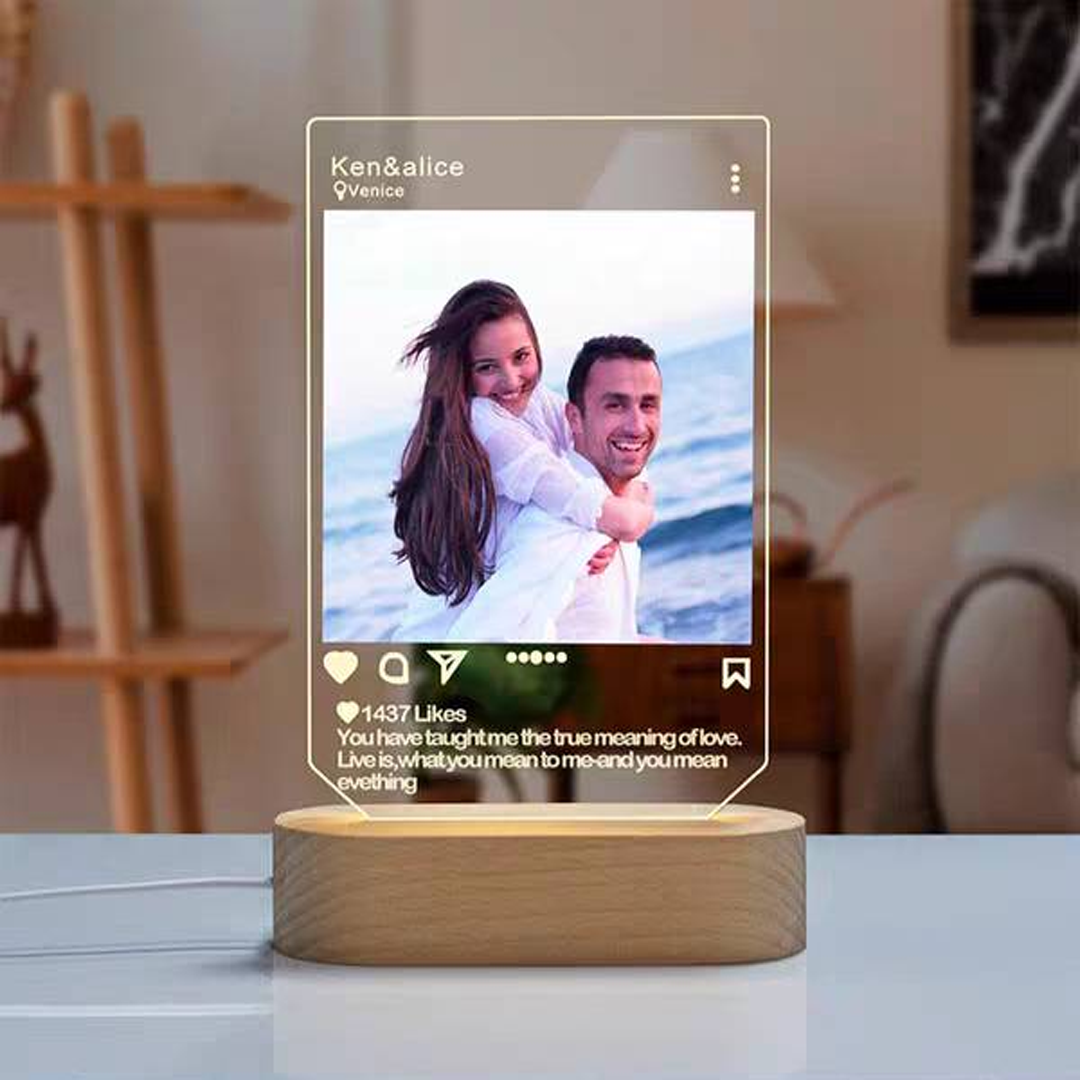 Personalized Night Light With Photo