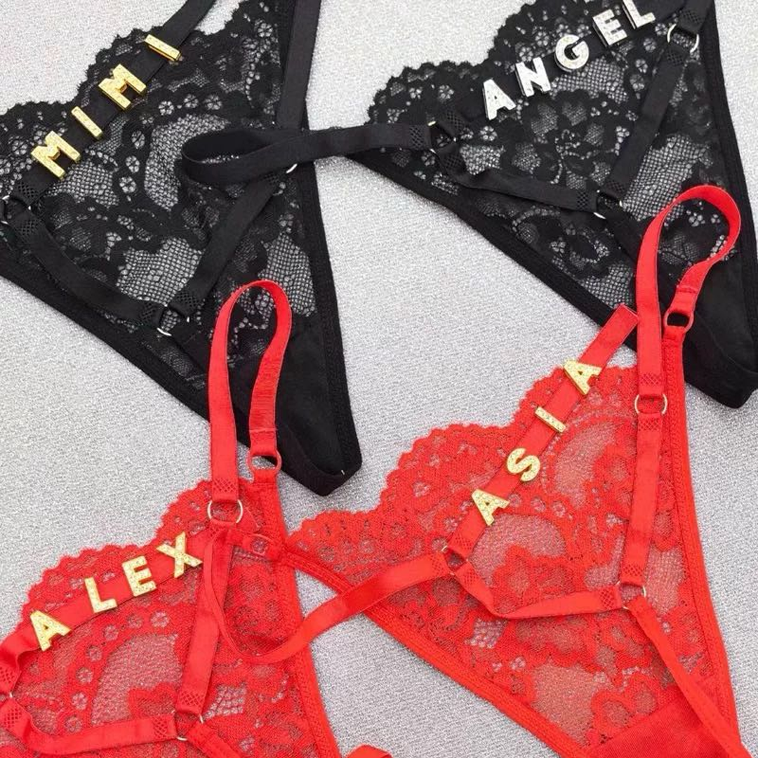 Customizable Personalized Thongs With Name