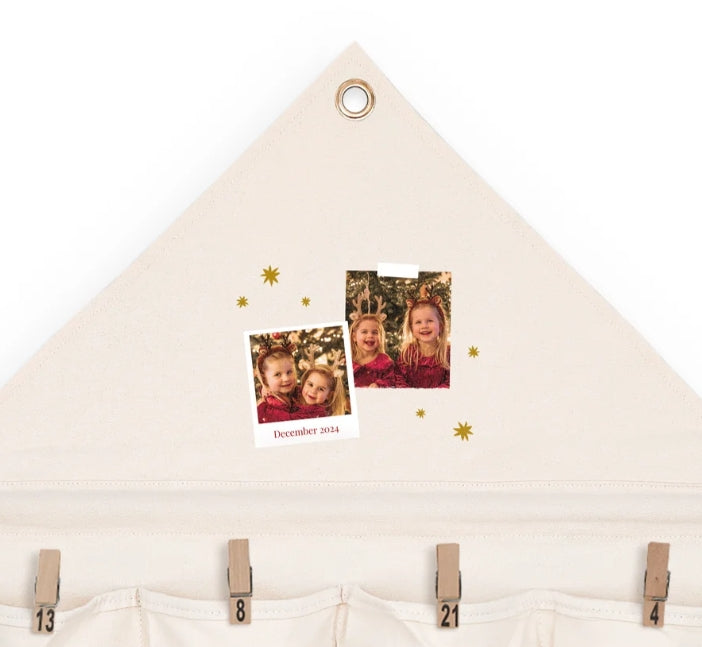 Fabric Pocket Advent Calendar
